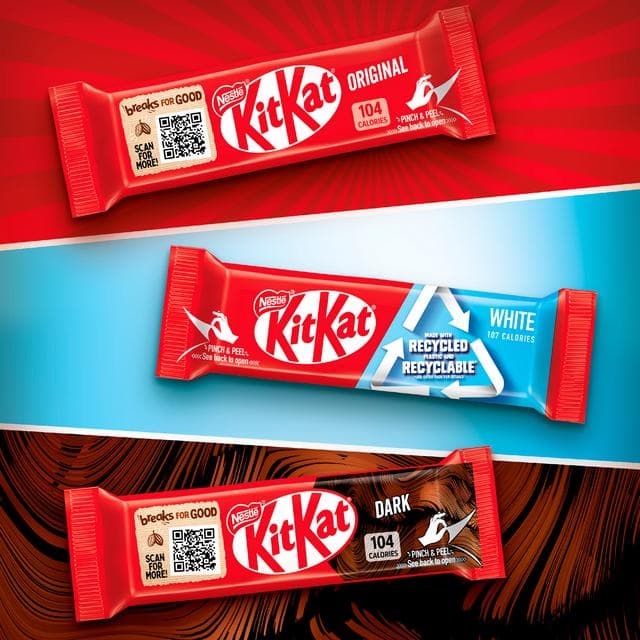 KitKat 2 Finger Milk Chocolate Biscuit Bar Multipack 12 x 20.7g - gallery image 4