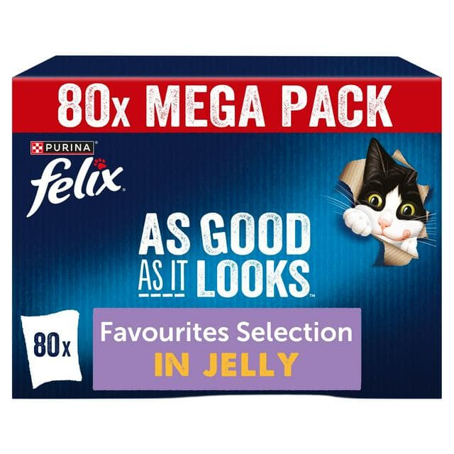 Felix As Good As it Looks Favourites Selection Wet Cat Food 80 x 85g - gallery image 1