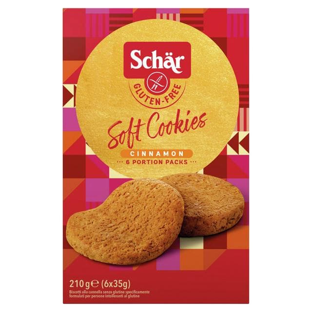Schär Soft Cookies Cinnamon 6 x 35g - gallery image 1