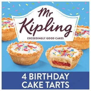 Mr Kipling Birthday Cake Tarts x4