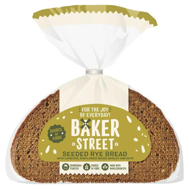 Baker Street Seeded Rye Bread 500g - gallery image 1