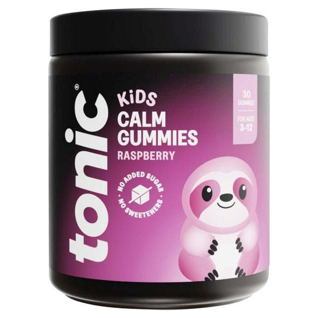 Tonic Kids Raspberry with Magnesium 30 Calm Gummies For Ages 3-12 - gallery image 1
