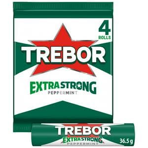 Trebor Extra Strong Peppermint Mints 145.6g