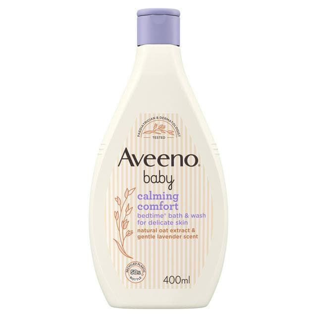 Aveeno Baby Calming Comfort Bedtime Baby Bath & Wash 400ml - gallery image 1