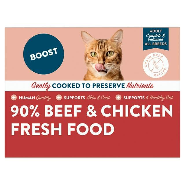 Boost 90% Beef & Chicken Fresh Food for Cats 150g - gallery image 1