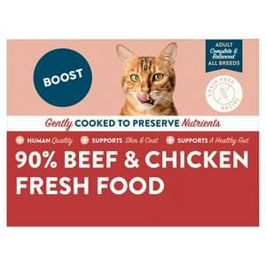 Boost 90% Beef & Chicken Fresh Food for Cats 150g