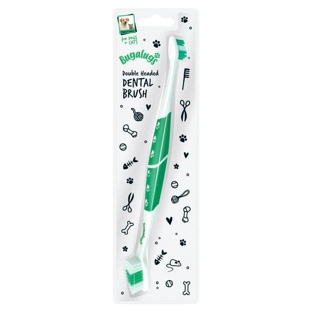 Bugalugs Double Headed Dental Brush for Dogs & Cats - gallery image 1