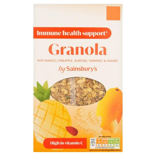 Sainsbury's Granola with Mango, Pineapple, Almond, Turmeric & Ginger - gallery image 1