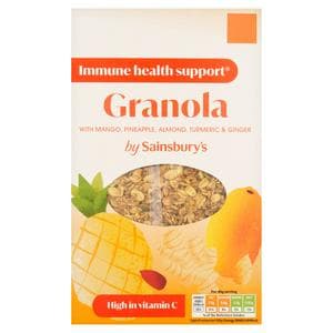 Sainsbury's Granola with Mango, Pineapple, Almond, Turmeric & Ginger