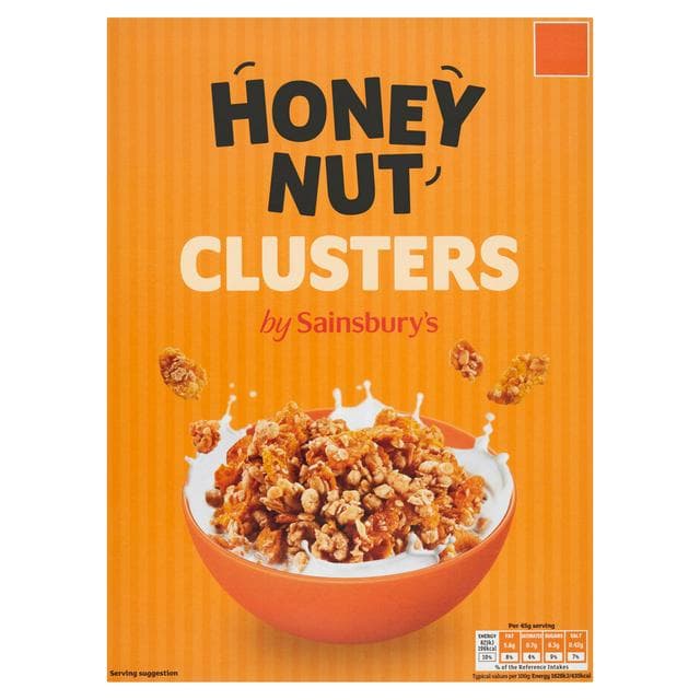 Sainsbury's Honey Nut Clusters 500g - gallery image 1