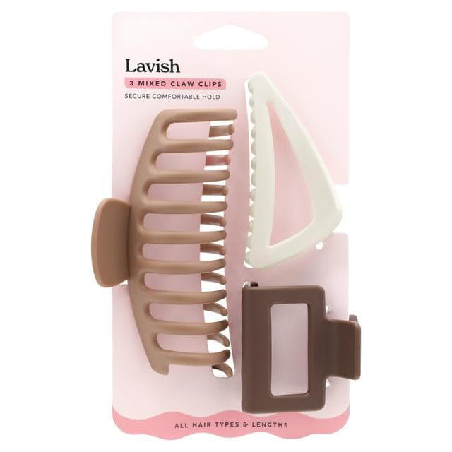 Lavish Mixed Claw Clips x3 - gallery image 1