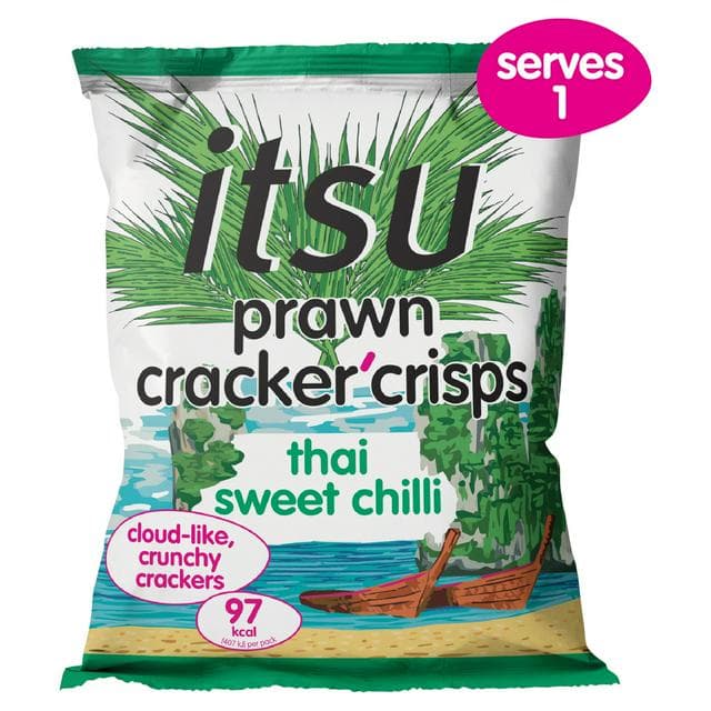 itsu 19g Thai Sweet Chilli Prawn Cracker Crisps - gallery image 1