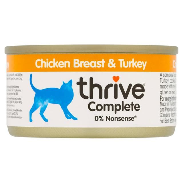 Thrive Complete Chicken Breast & Turkey Wet Cat Food 75g - gallery image 1