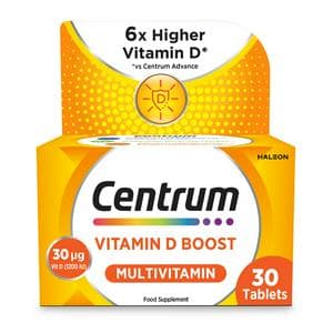 Centrum Vitamin D Boost Multivitamin Supplement Tablets x30
