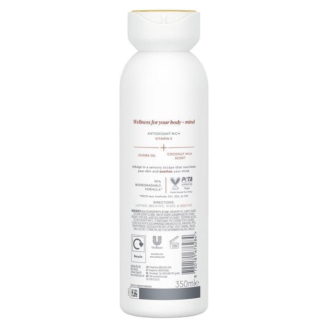 Dove 350ml Body + Mind Jojoba Oil & Coconut Milk Serum Body Wash - gallery image 6