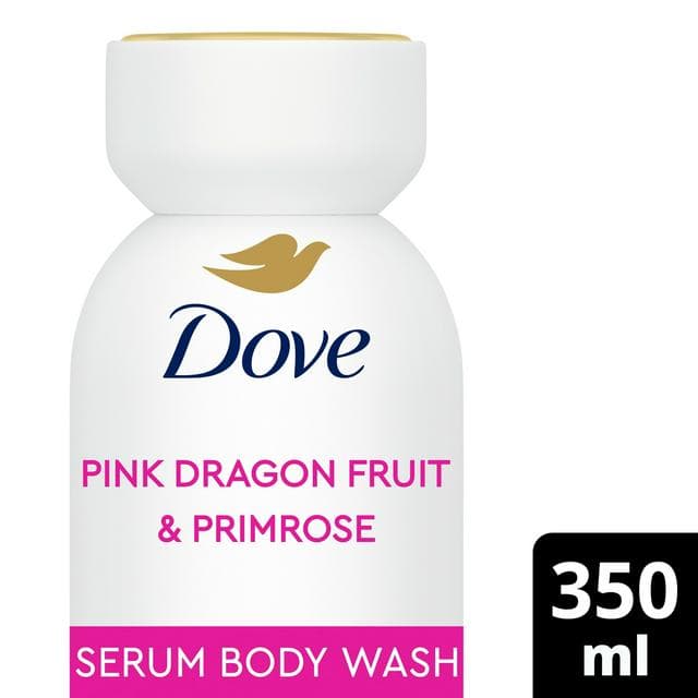 Dove 350ml Body + Mind Pink Dragon Fruit & Primrose Serum Body Wash - gallery image 1