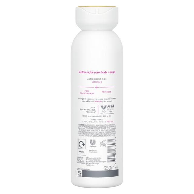 Dove 350ml Body + Mind Pink Dragon Fruit & Primrose Serum Body Wash - gallery image 6