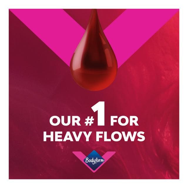 Bodyform Ultimate Ultra Night Sanitary Towels Wings Pack x8 - gallery image 2