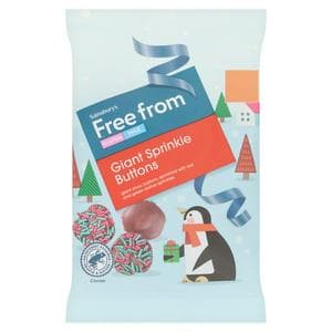 Sainsbury's Free From 40g Giant Sprinkle Chocolate Buttons
