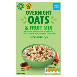 Sainsbury's Overnight Oats & Fruit Mix 500g