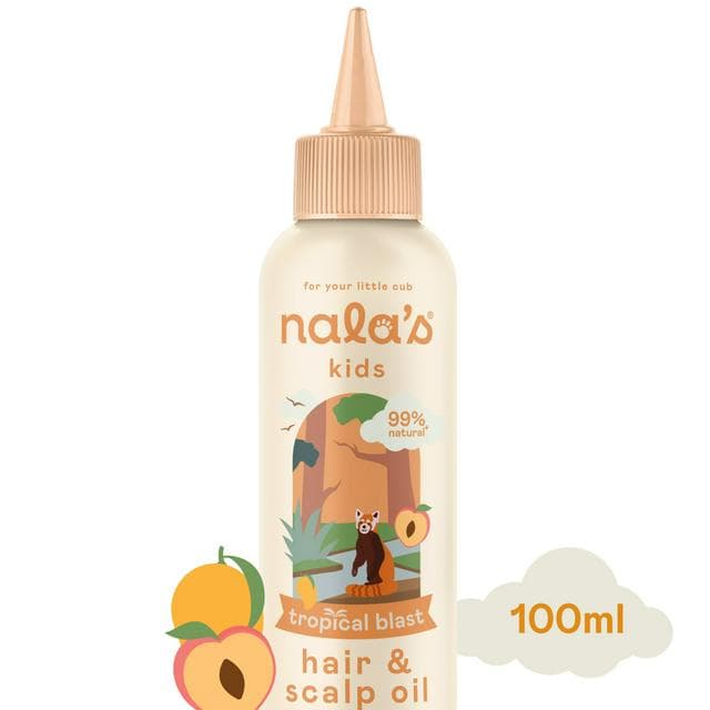 Nala's Kids Tropical Blast Hair & Scalp Oil with Grapeseed & Argan Oil 100ml - gallery image 1