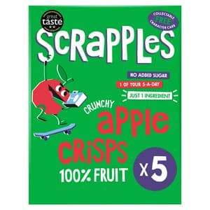 Scrapples 5 x 12g Crunchy Apple Multipack Crisps