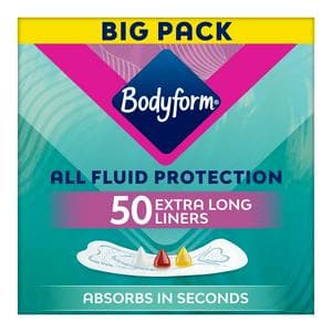 Bodyform All Fluid Extra Long Liner x50