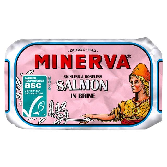 Minerva Skinless & Boneless Salmon in Brine 120g - gallery image 1