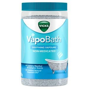 Vicks Vapo Bath Salt with Menthol & Camphor Scents Soothing Vapours 425g