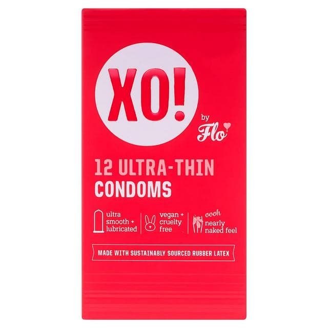 XO! by Flo Ultra-thin Extra Natural Feel Vegan Regular Fit Condoms x12 - gallery image 1