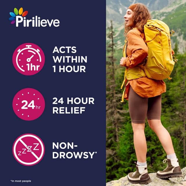 Pirilieve Hayfever Relief Fexofenadine Tablets x10 - gallery image 2
