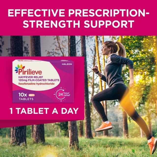 Pirilieve Hayfever Relief Fexofenadine Tablets x10 - gallery image 5