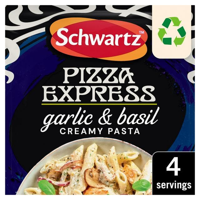 Schwartz Pizza Express Garlic & Basil Creamy Pasta 35g - gallery image 1