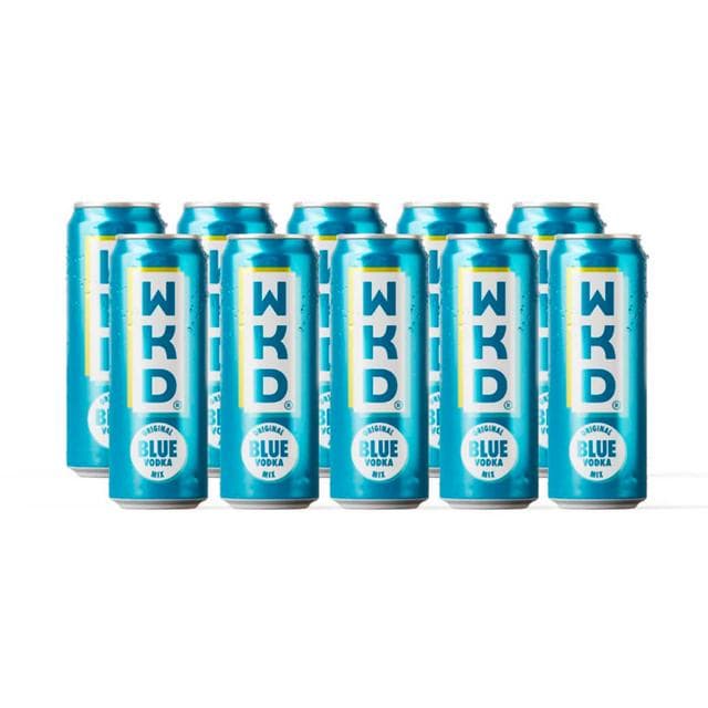 WKD Original Blue Vodka Mix 10 x 330ml - gallery image 3