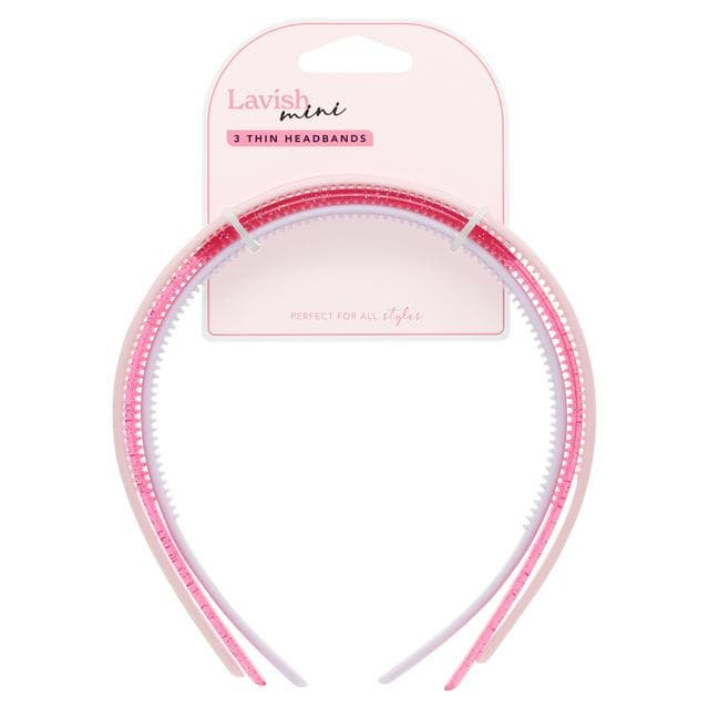 Lavish Mini Thin Headbands x3 - gallery image 1