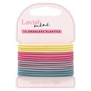 Lavish Mini Snagless Elastics x16