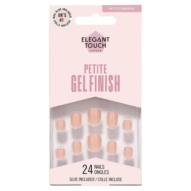 Elegant Touch London Petite Gel Finish Peach Tea Nails x24 - gallery image 1