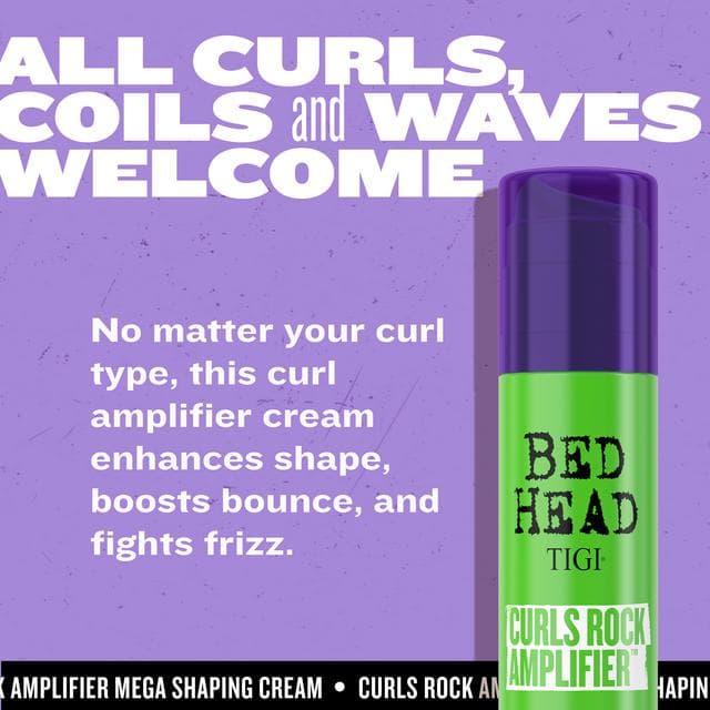 Bed Head by TIGI Curls Rock Amplifier Mega Shaping Cream 100ml - gallery image 6