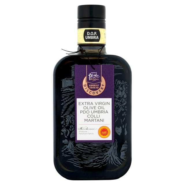 Sainsbury's Extra Virgin Olive Oil PDO Umbria Colli Martani, Taste the Difference 500ml - gallery image 1