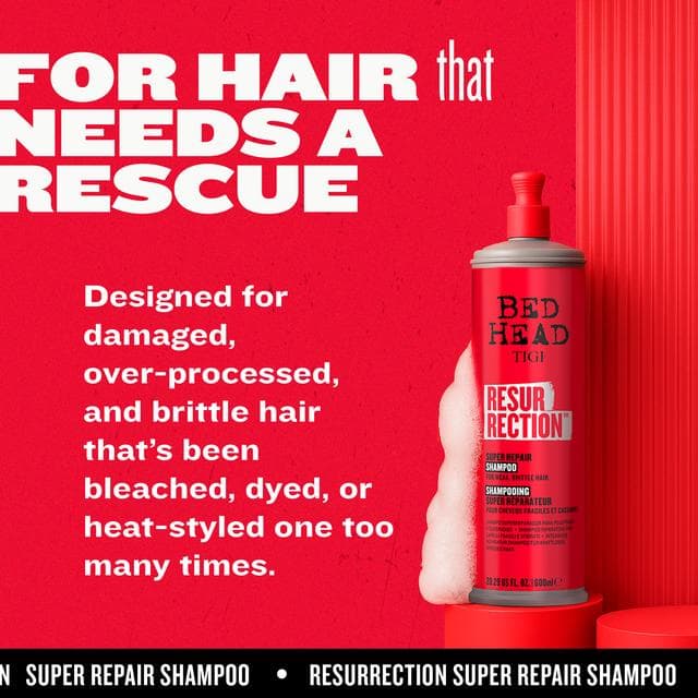 Bed Head by TIGI Resurrection Repair Shampoo 400ml - gallery image 3