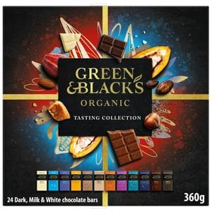 Green & Black's Organic Chocolate Bar Bundle 360g