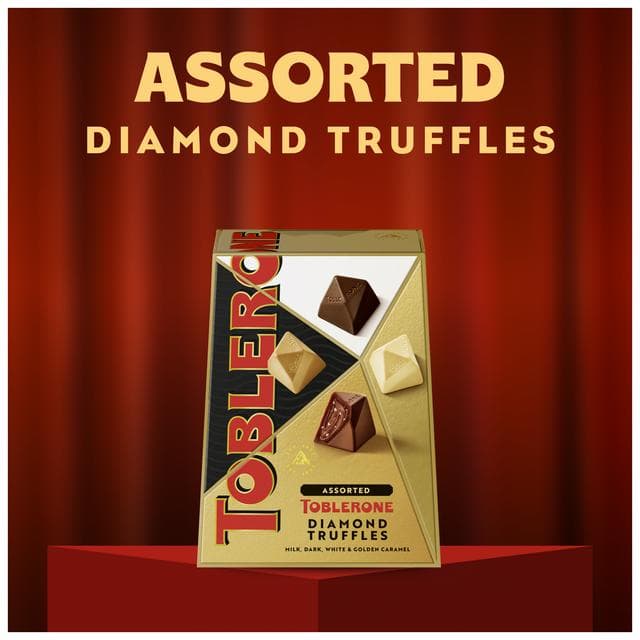 Toblerone 180g Assorted Dark, White, Golden and Milk Chocolate Truffles Gifting Box - gallery image 3