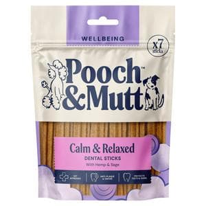 Pooch & Mutt Hemp & Sage Calming Dental Sticks Dog Treats 251g
