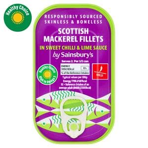 Sainsbury's Mackerel in Sweet Chilli & Lime 125g