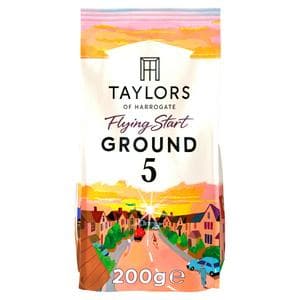 Taylors of Harrogate Flying Start Roast Ground Coffee 200g