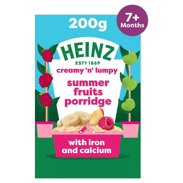 Heinz Baby Food Summer Fruits Porridge 7+ Months 200g - gallery image 1