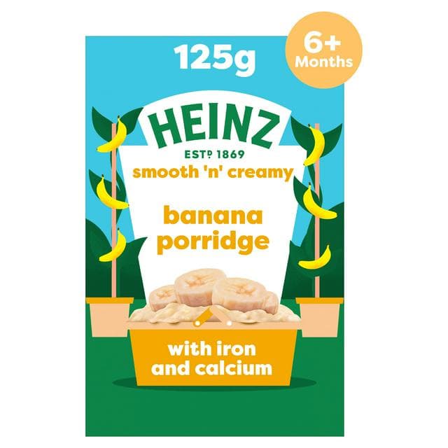 Heinz Baby Food Banana Porridge 6+ Months 125g - gallery image 1