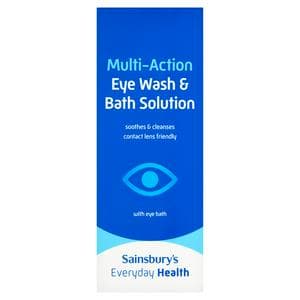 Sainsbury's 300ml Everyday Health Multi Action Eye Wash & Bath Solution