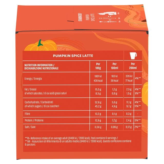 Starbucks 12 x Pumpkin Spice Latte by Nescafé Dolce Gusto Coffee Pods, Limited Edition - gallery image 4