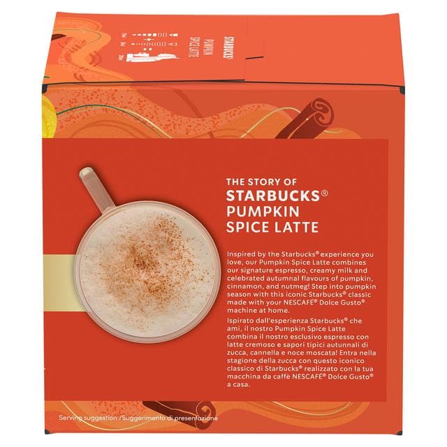 Starbucks 12 x Pumpkin Spice Latte by Nescafé Dolce Gusto Coffee Pods, Limited Edition - gallery image 5